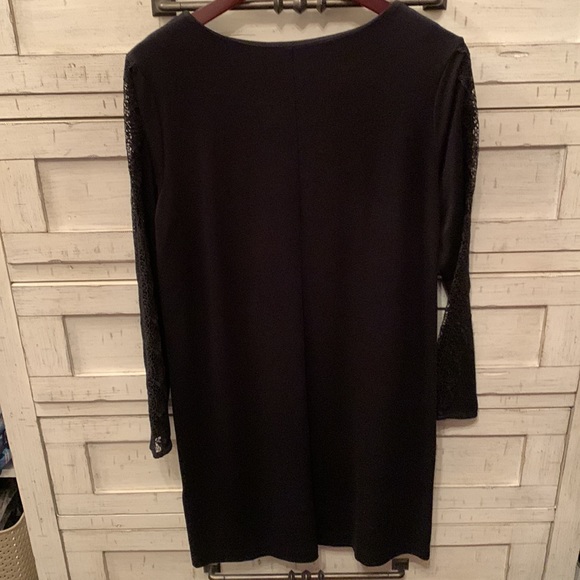 Black long sleeve dress, new with tags. Size medium. Tahari brand - Picture 2 of 7